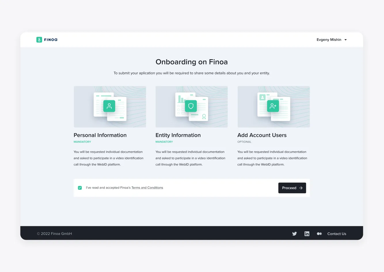 Onboarding app / Onboarding to the onboarding