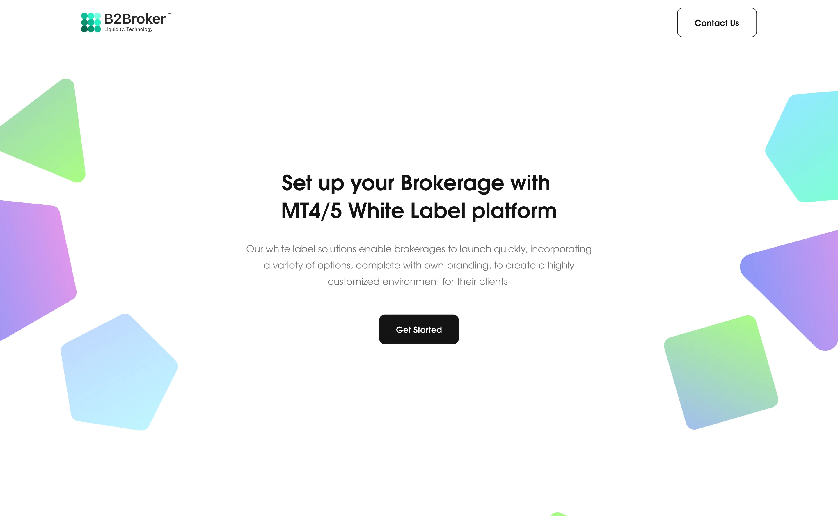 MetaTrader B2Broker screenshot