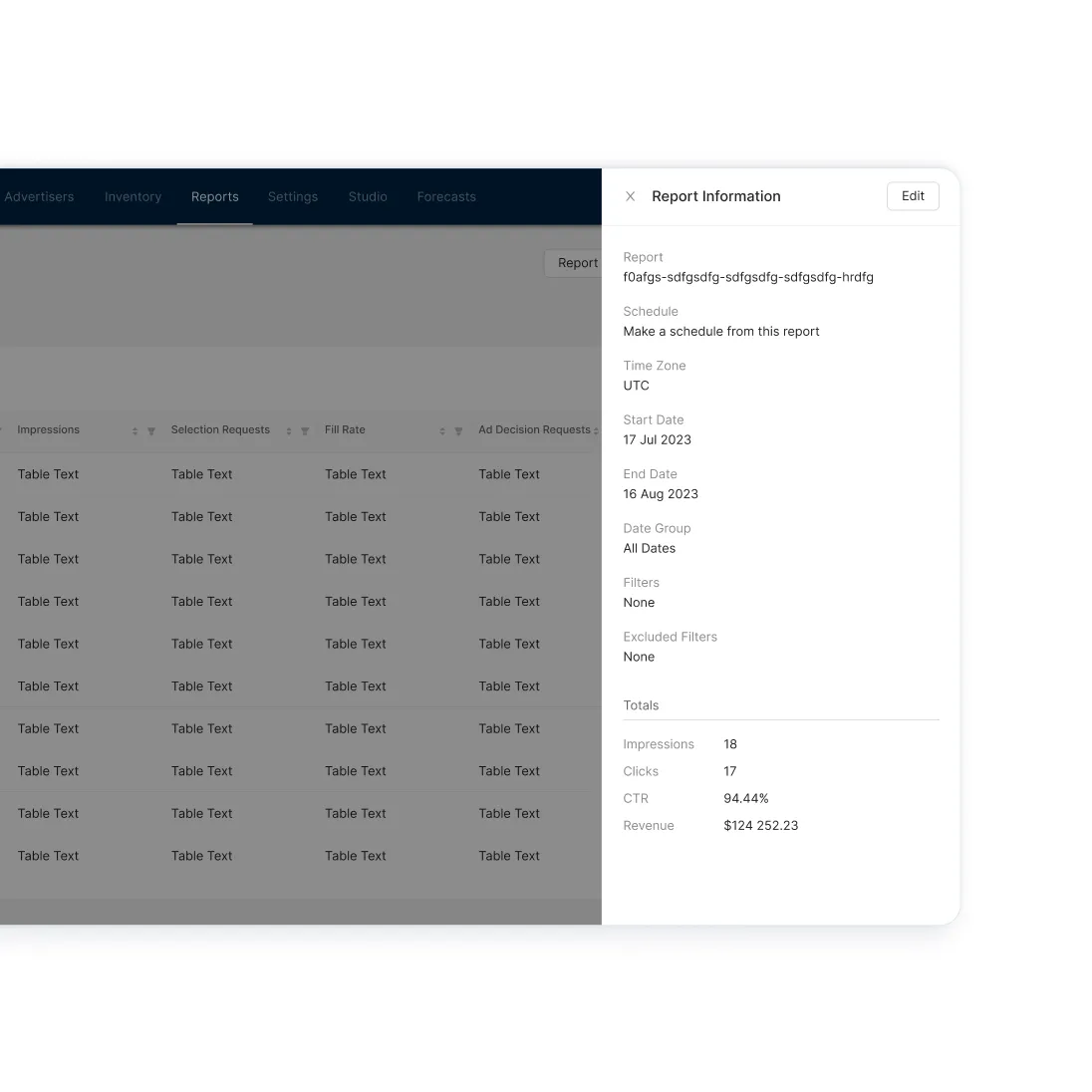 side menu