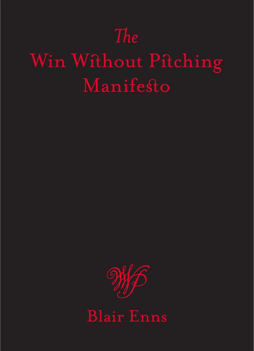 the win without pitching manifesto book cover