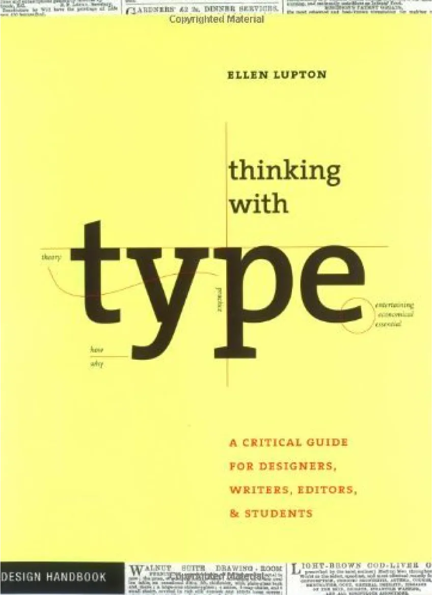 thinking with type book cover