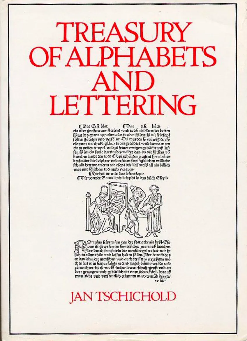 treasury of alphabets and lettering book cover
